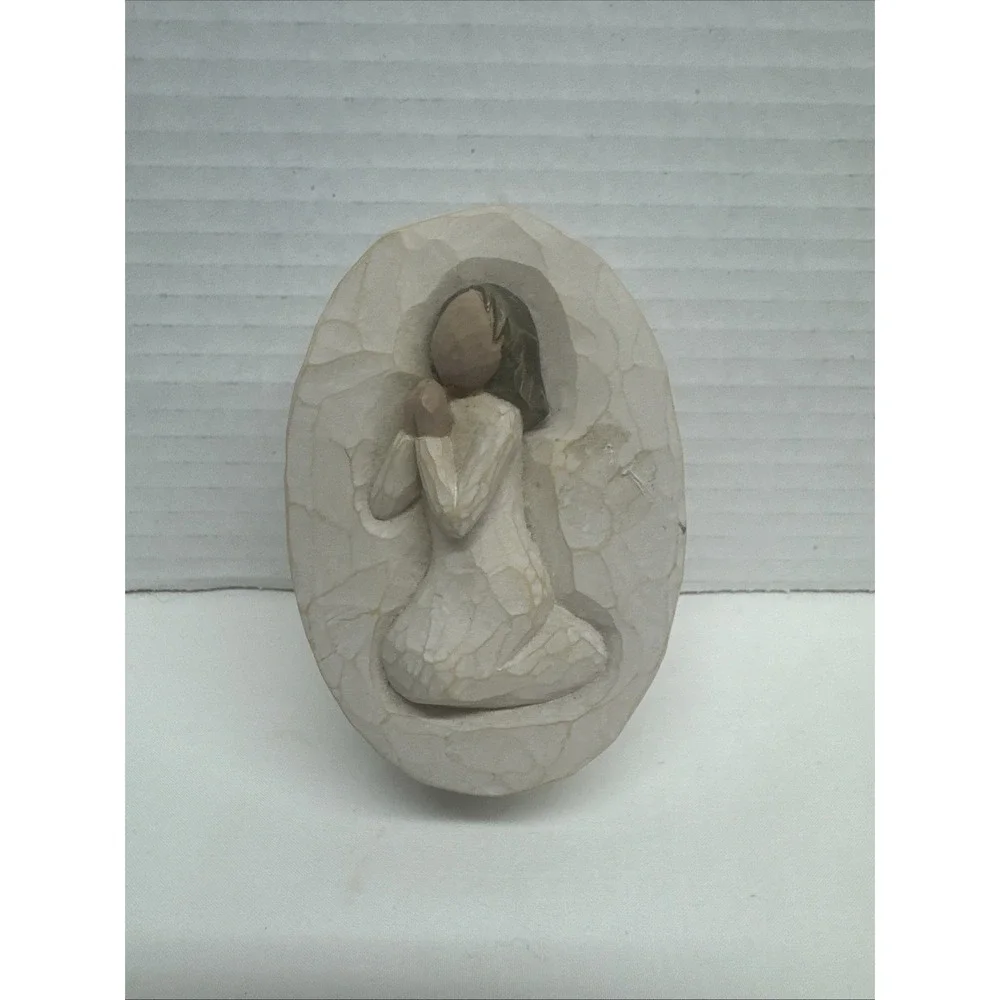 Vintage Willow Tree Angel of Prayer Trinket Box Bless Demdaco Susan Lordi 2003